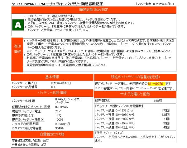 2015年 子供乗せ仕様! ヤマハ PAS ナチュラL PA26NL アースブルー 8.7 